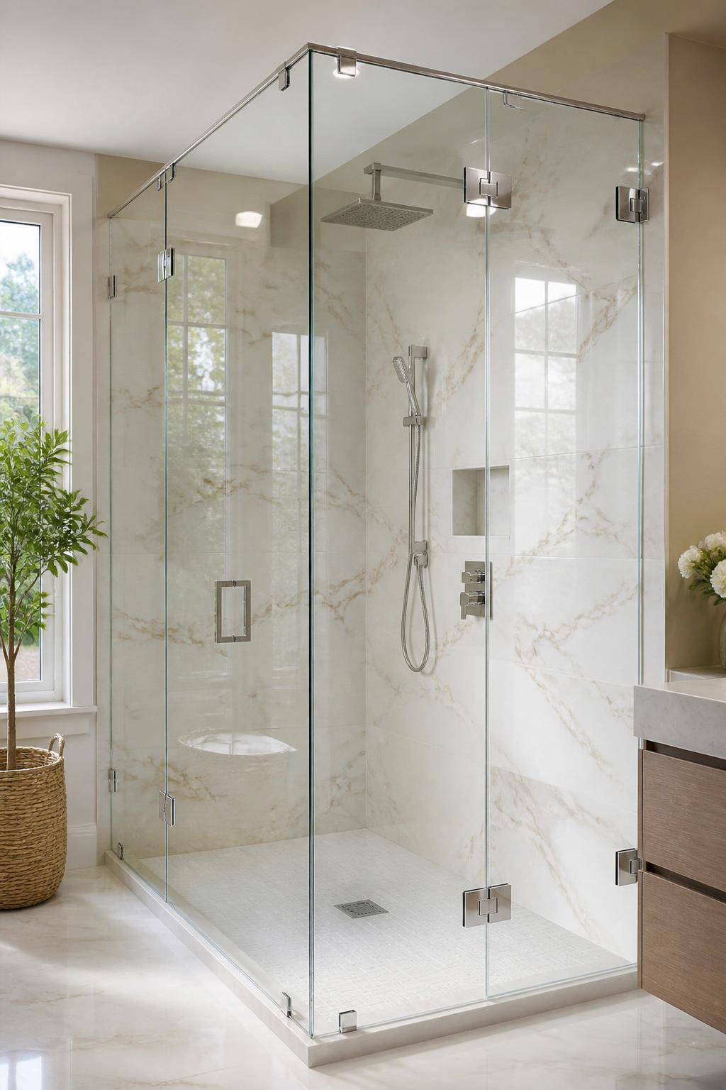 Premium frameless installation